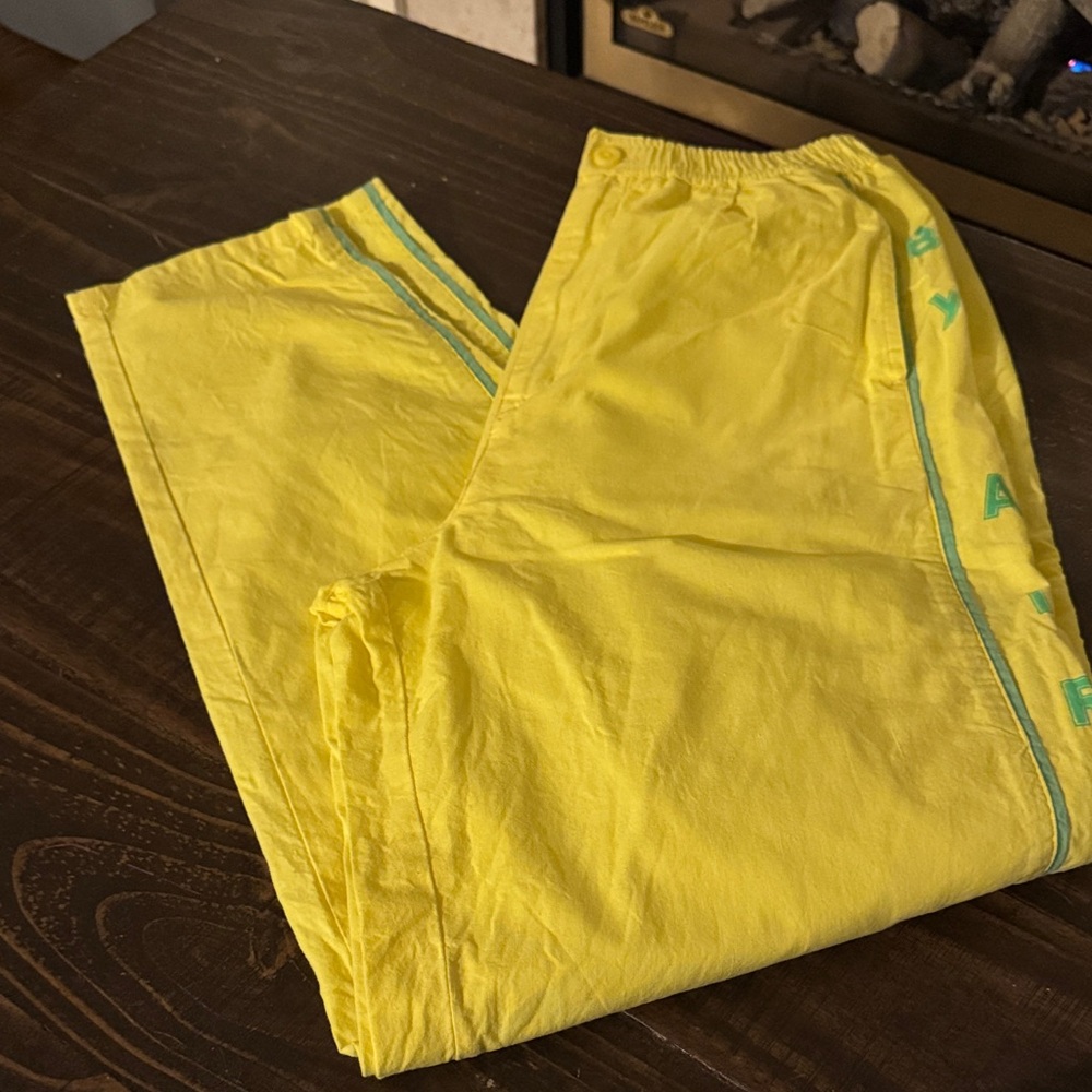 Bright Yellow Track Pants